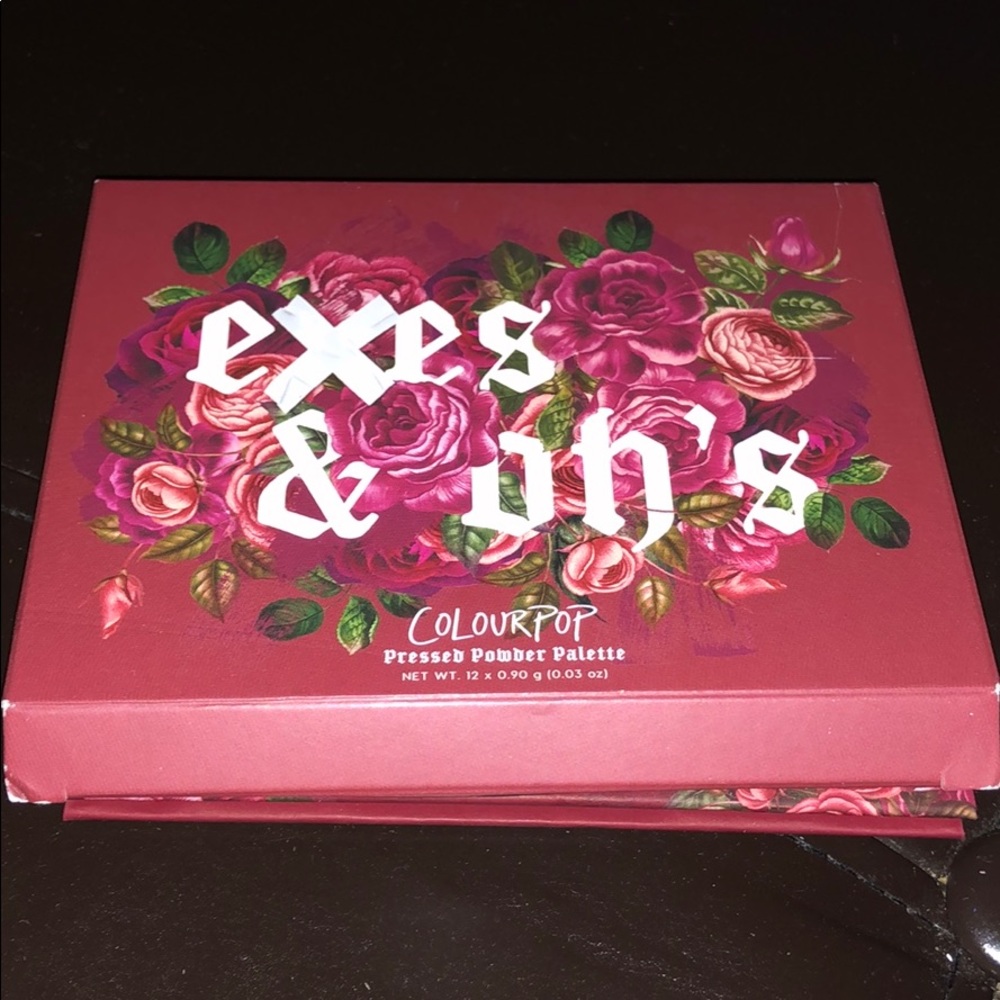 Exes & oh’s Colourpop Pallete